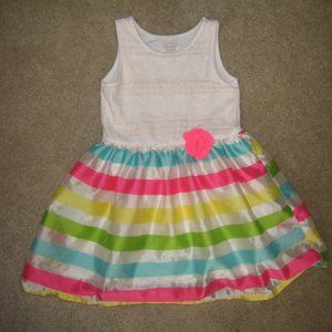 est. 1989 Place, girl's striped dress, 5T